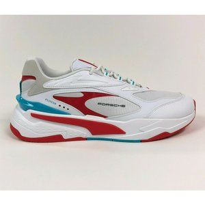 Puma PL RS-Fast Porsche Legacy 911 Shoes Sneakers Low White Red Blue 306773-02